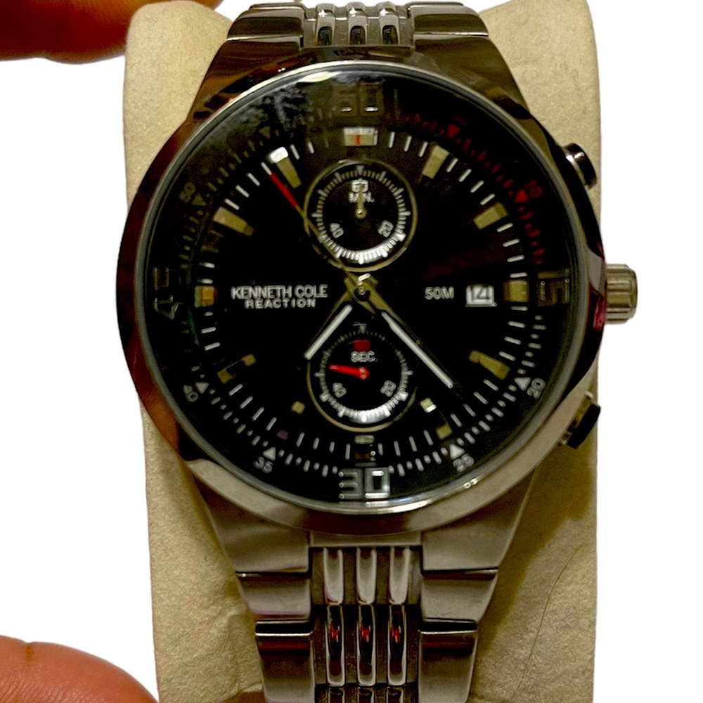 Mens Pre-Loved Kenneth Cole Reaction Stainless Steel Watch